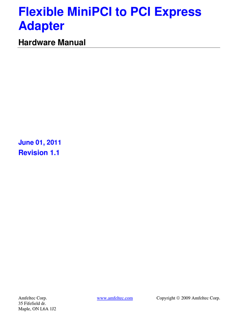 Amfeltec Corp. SKU-037 Hardware manual