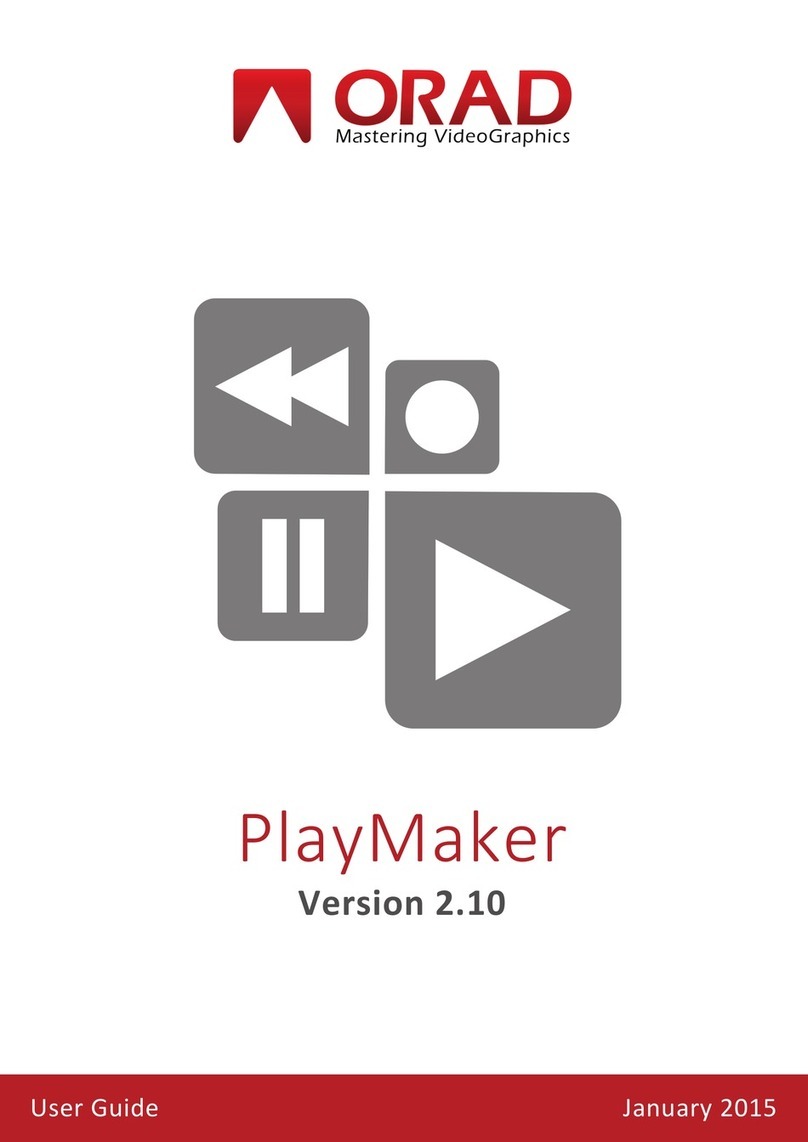 Orad PlayMaker user manual