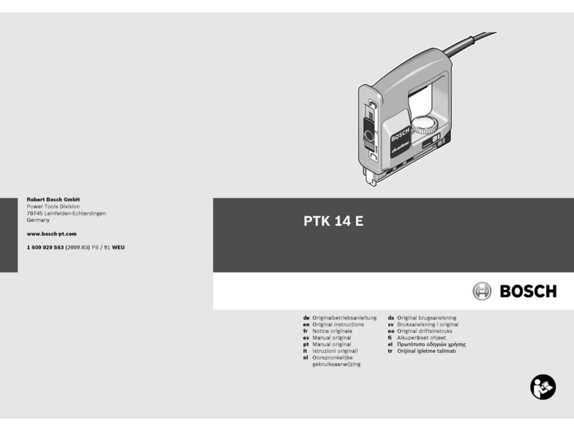 Bosch PTK 14 E User manual