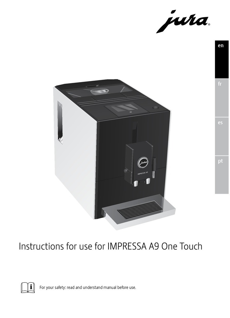 Jura IMPRESSA A9 One Touch User manual