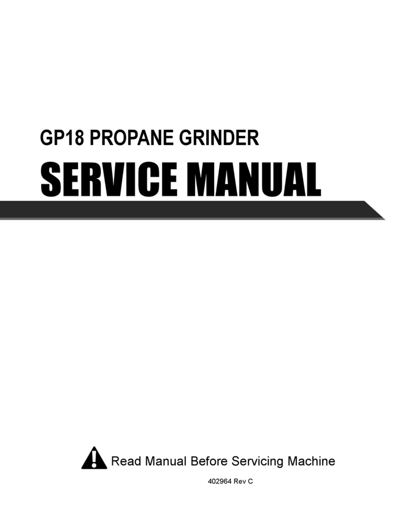 National Flooring Equipent GP18 Service manual