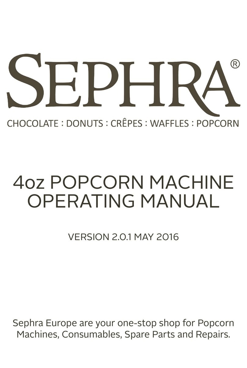 Sephra 4oz Popcorn Maker operating manual