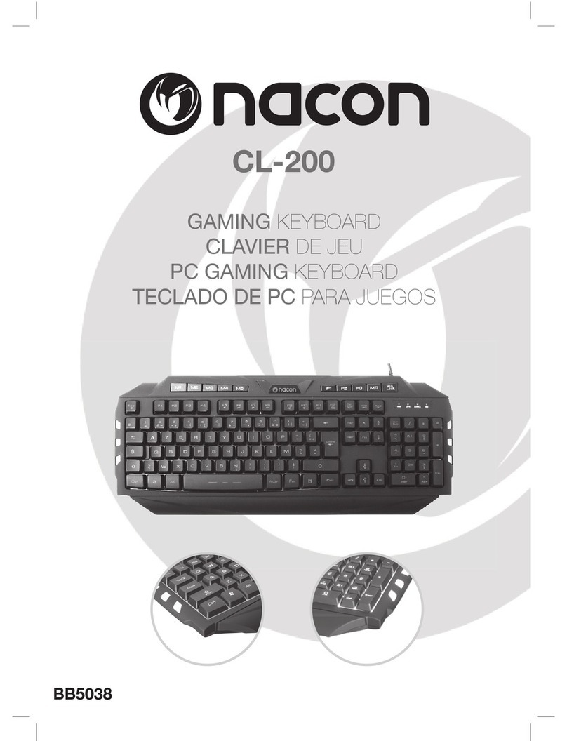 Nacon CL-200 Instruction booklet