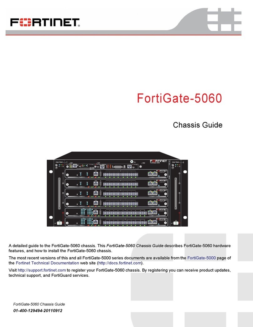 Fortinet FortiGate-5060 Chassis guide