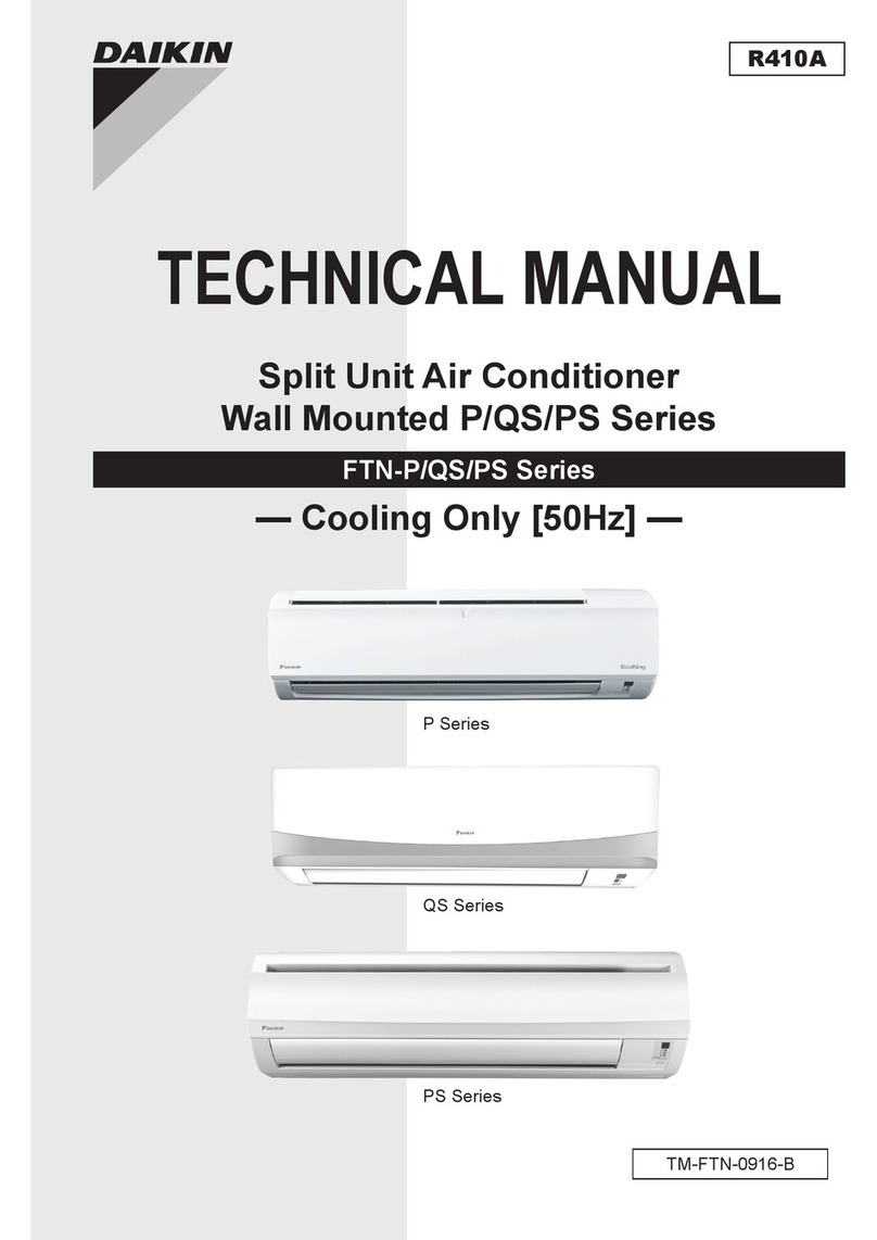Daikin P Series User manual Daikin P Series User manual