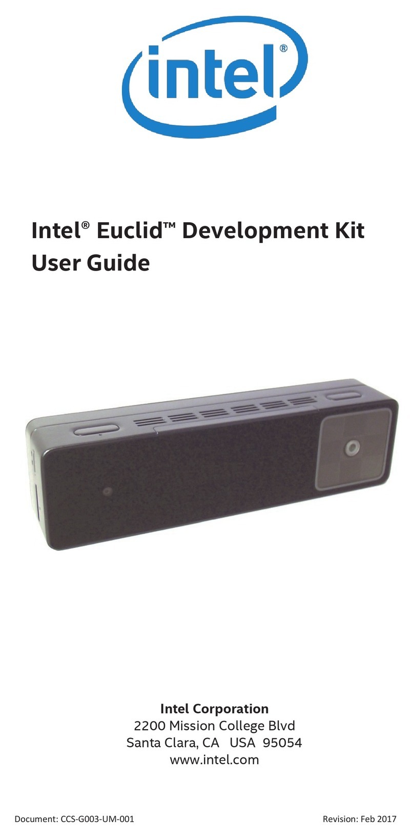 Intel Euclid User manual