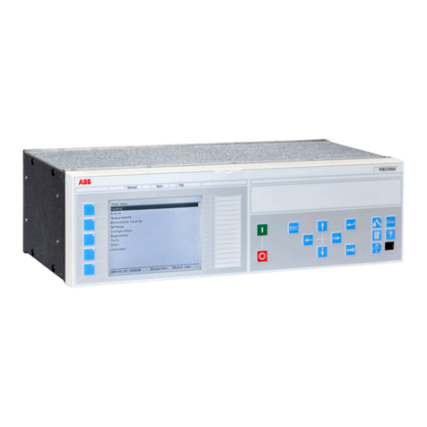 ABB REC650 ANSI User manual