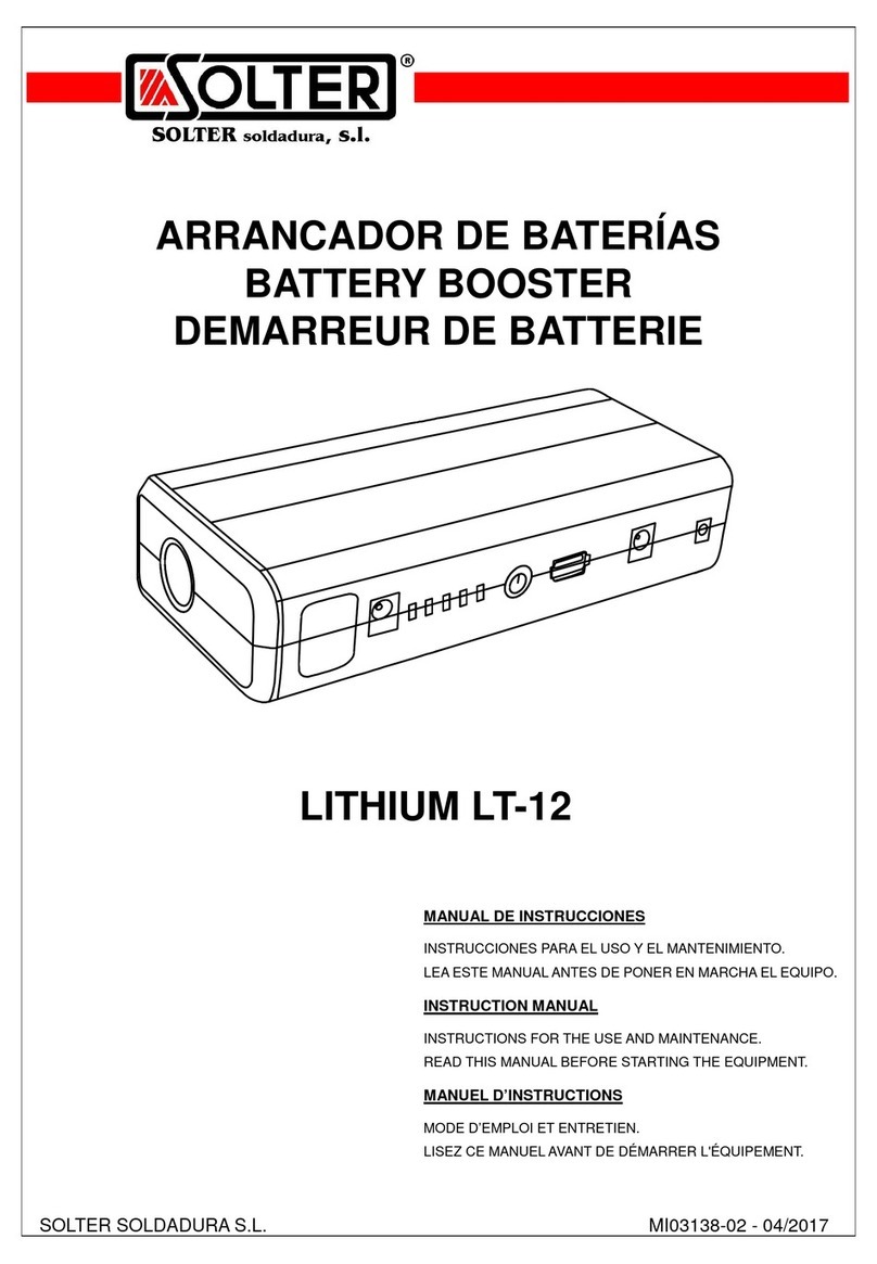 Solter LITHIUM LT-12 instruction manual