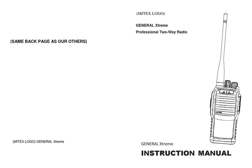 MITEX GENERAL Xtreme instruction manual