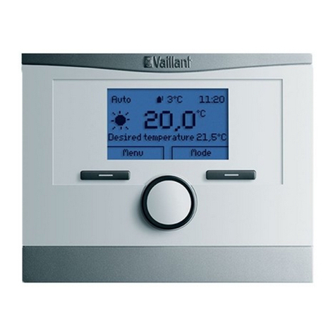 Vaillant VRC 700/2 installation instructions