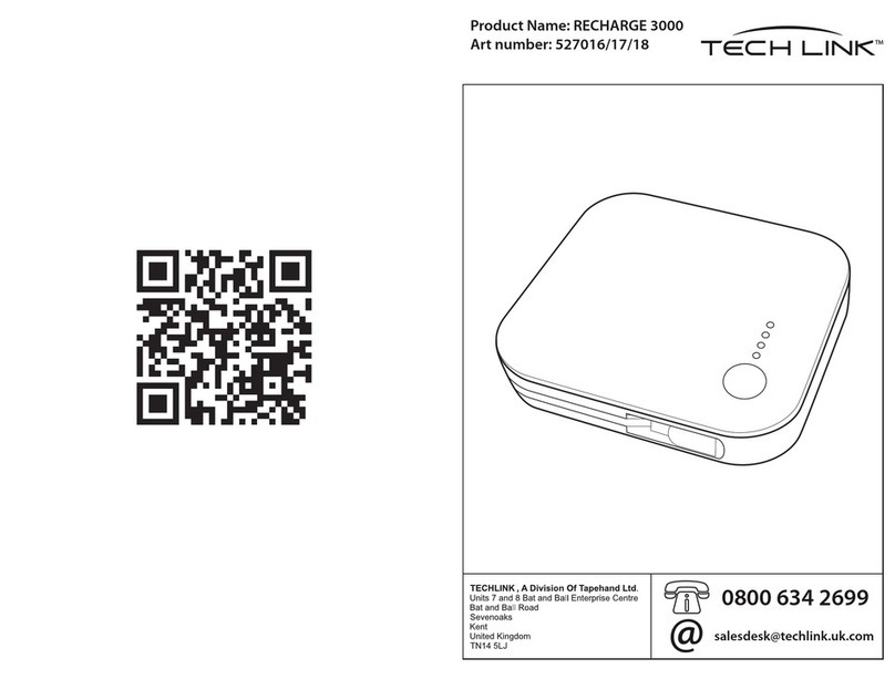 Techlink Recharge 3000 instructions