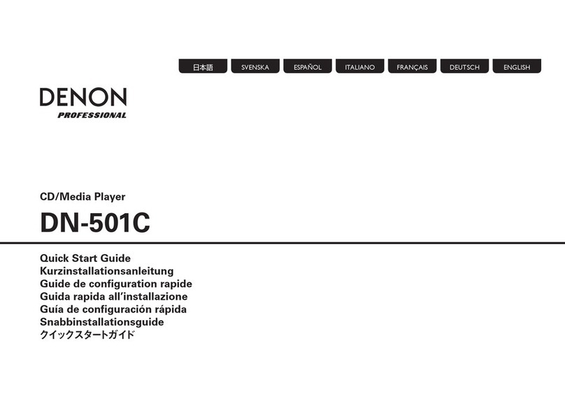 Denon DN-501C User manual