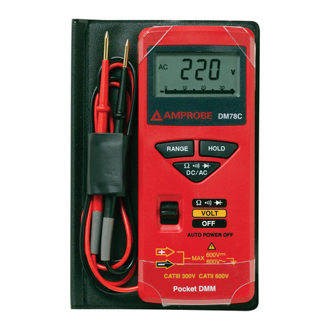 Amprobe DM78C User manual