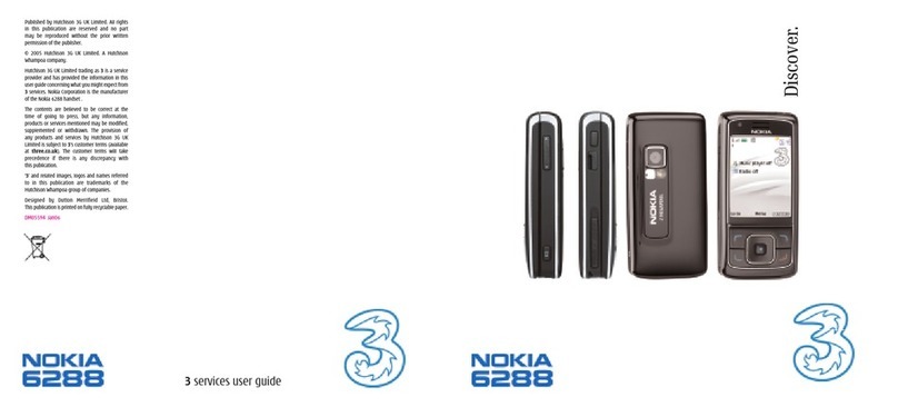 Nokia 6288 - Cell Phone - WCDMA User manual Nokia 6288 - Cell Phone - WCDMA User manual