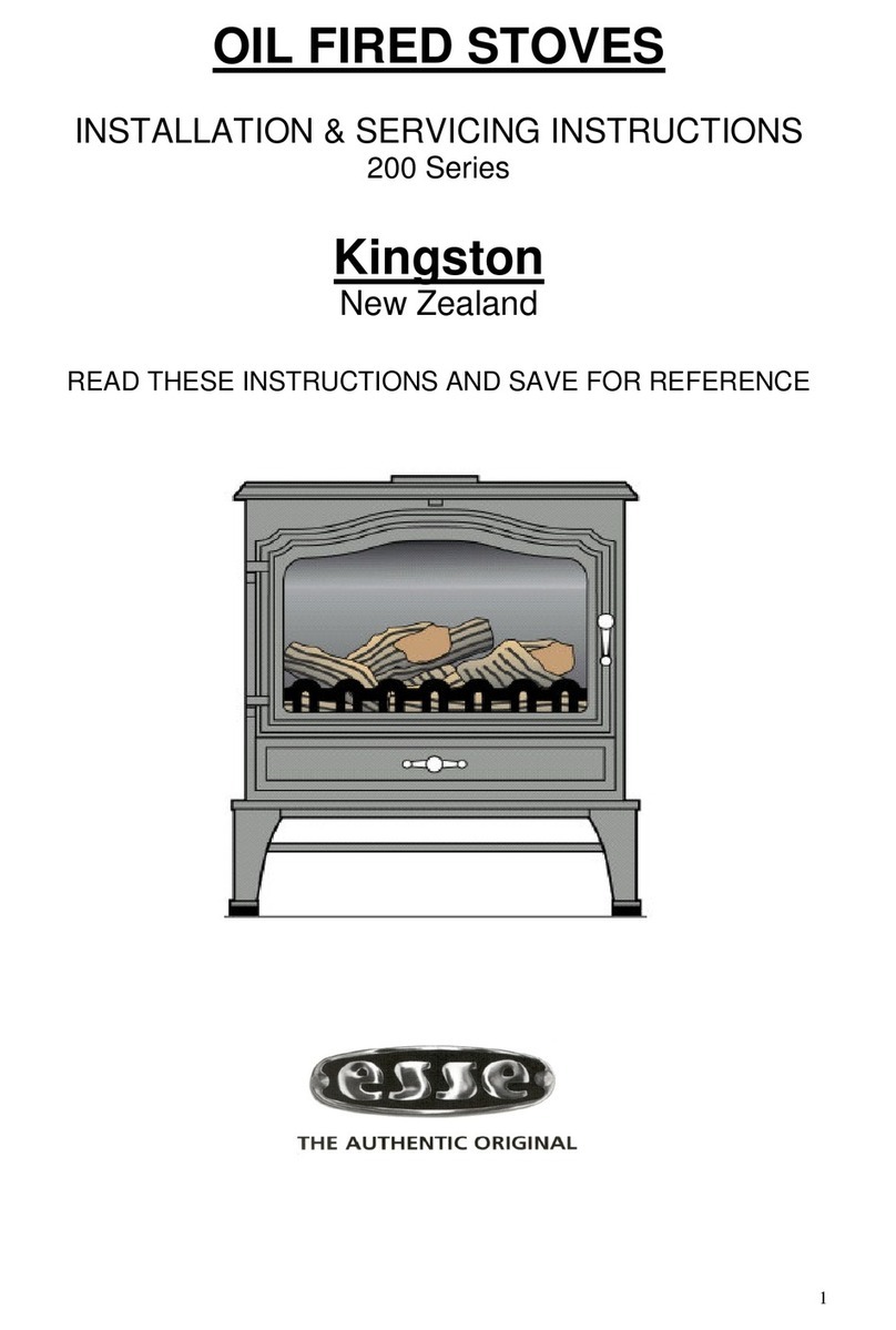 Esse Kingston 200 Series Installation & servicing instructions