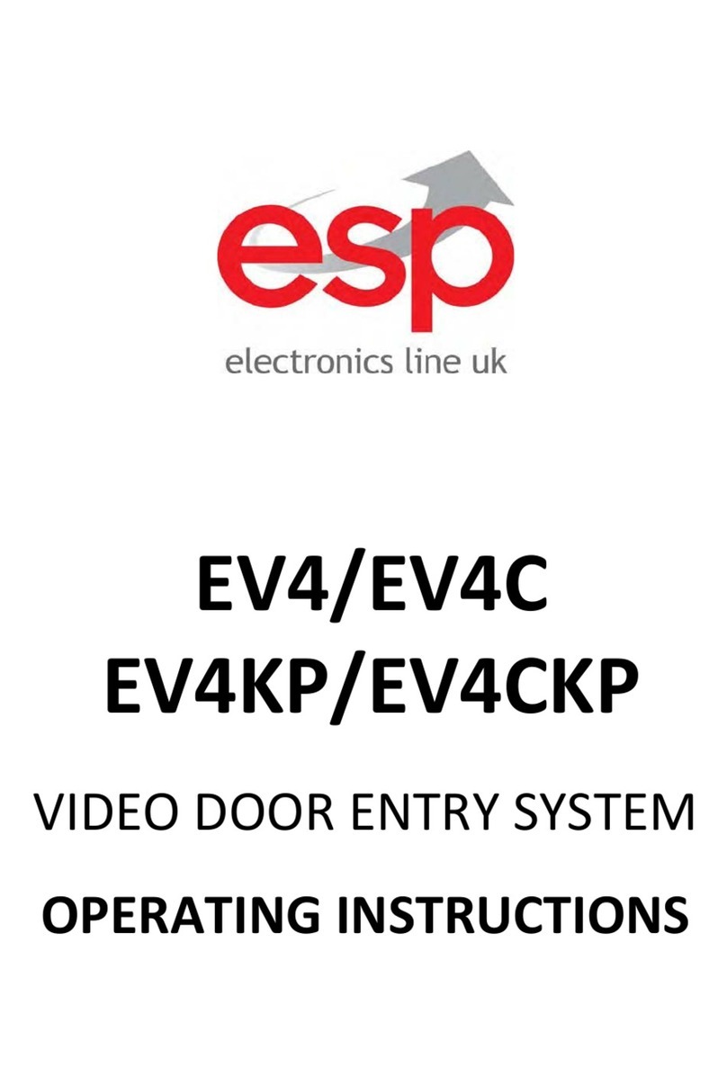 ESP EV4 operating instructions
