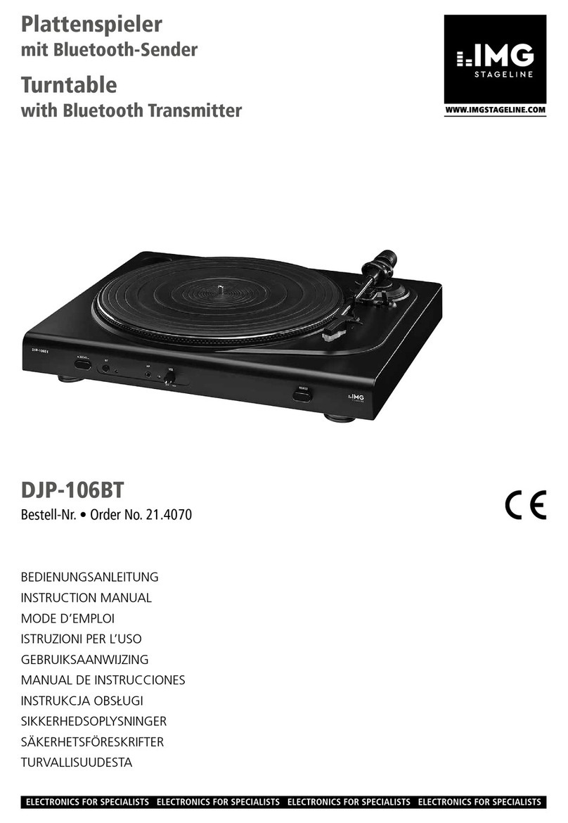 IMG STAGE LINE DJP-106BT instruction manual