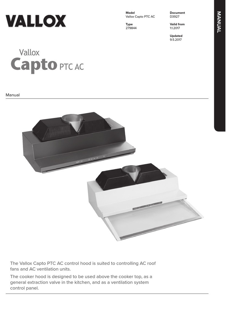 Vallox Capto PTC AC User manual