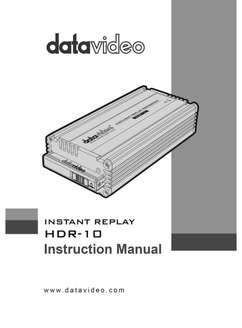 Data Video HDR-10 instruction manual