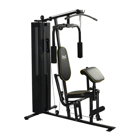 Everlast 58Kgs Home Gym Assembly & user instructions