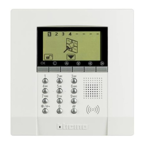 Bticino Polyx Alarm 3485B user manual