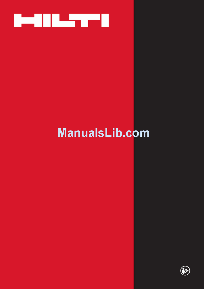 Hilti PR 2-HS A12 User manual