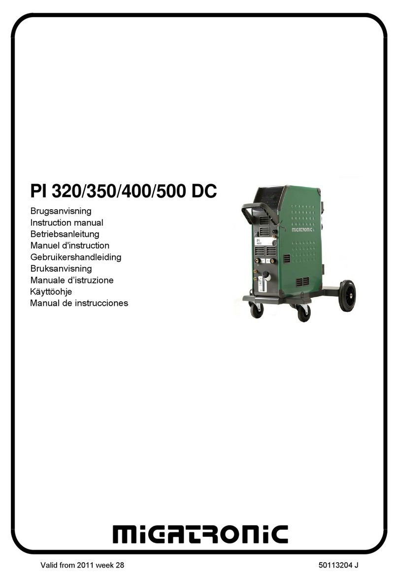 Migatronic PI 320 DC User manual