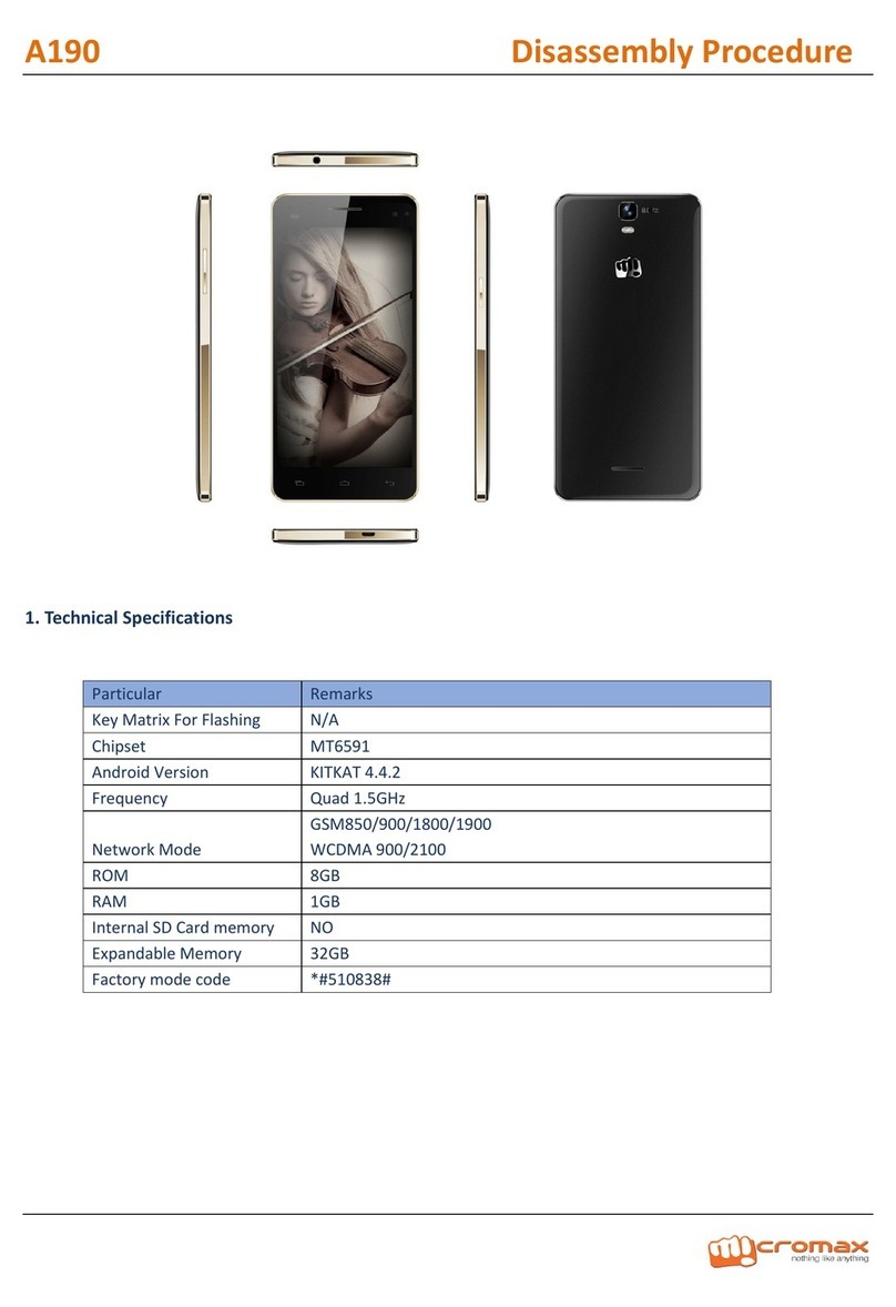 Micromax A190 Manual