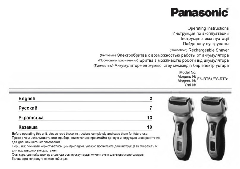 Panasonic ES?RT51 User manual