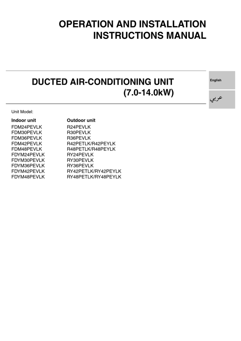 Daikin FDM24PEVLK User manual Daikin FDM24PEVLK User manual