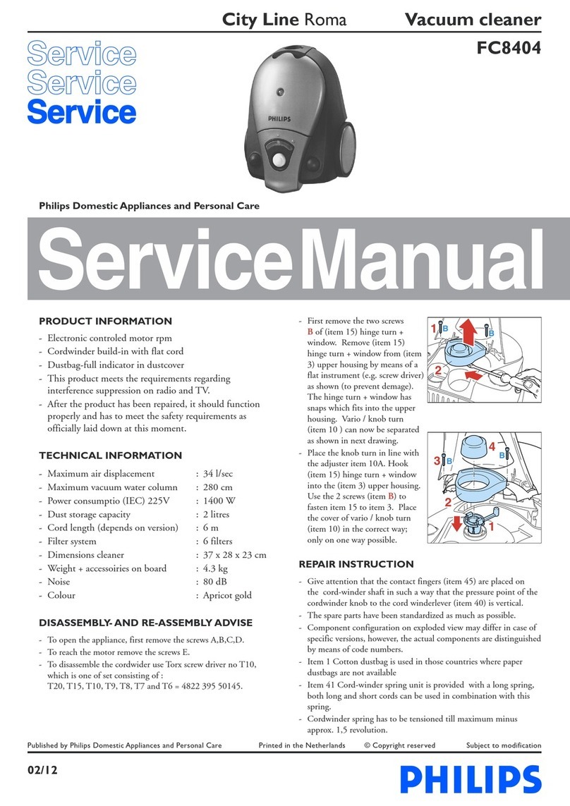 Philips FC8404 User manual