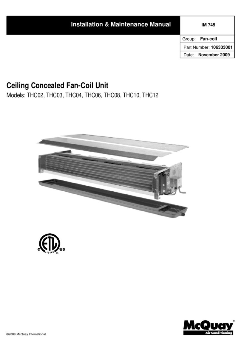 McQuay THC02 Instruction Manual