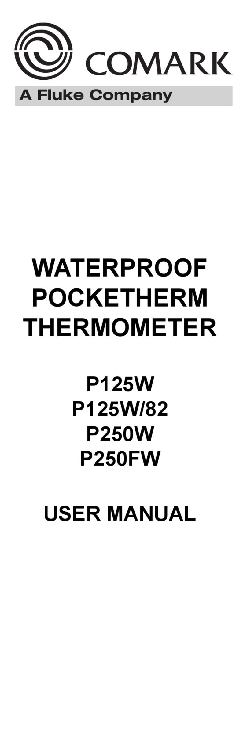 Comark P125W User manual