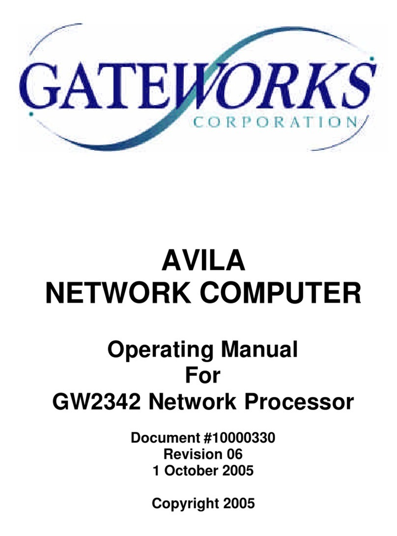 GATEWORKS GW2342 operating manual