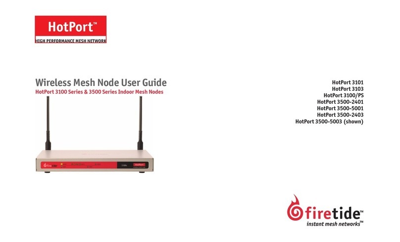Firetide HotPort 3101 user guide