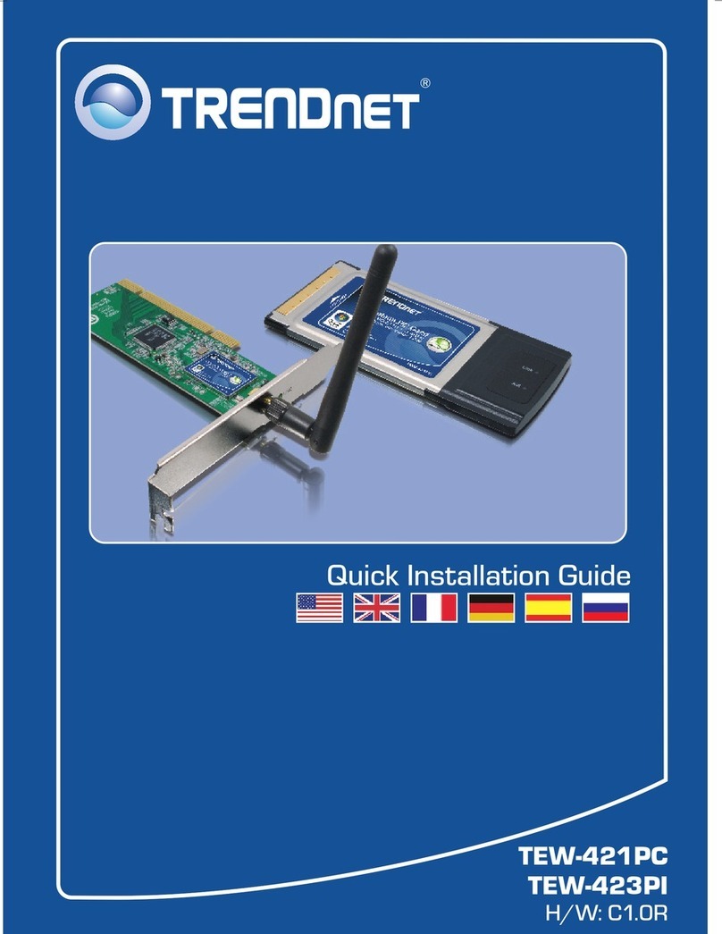 TRENDnet TEW-421PC User manual