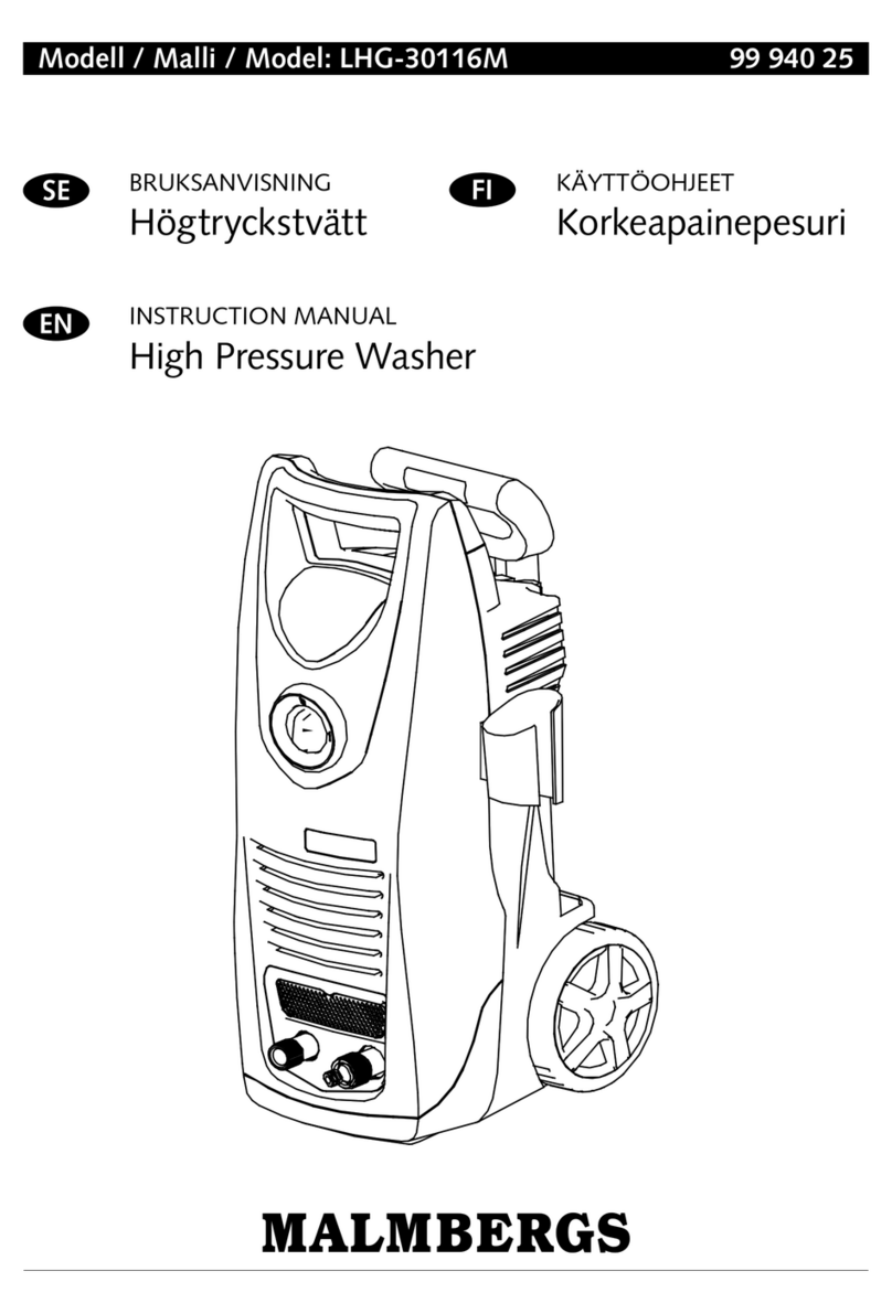 Malmbergs LHG-30116M instruction manual