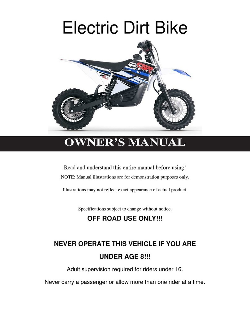 SSR Motorsports srz800 owner's manual