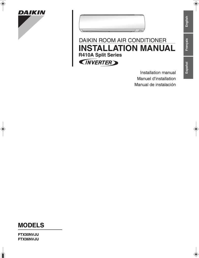 Daikin FTX30NVJU installation manual Daikin FTX30NVJU installation manual