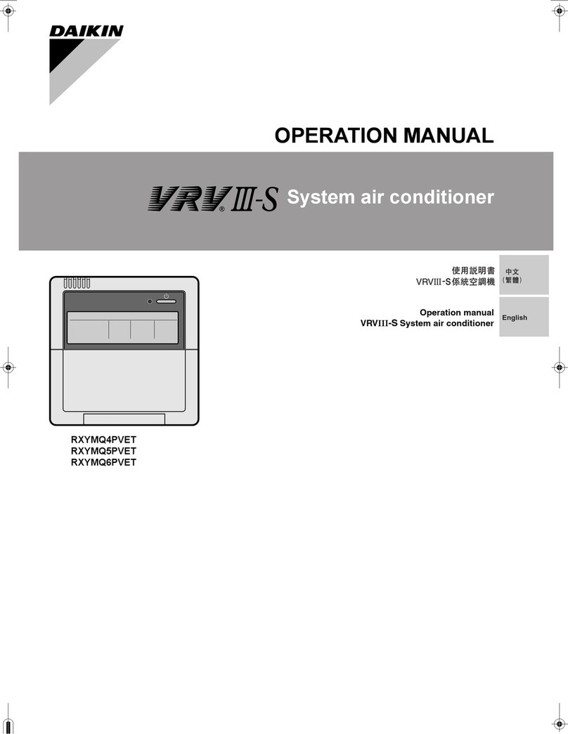 Daikin RXYMQ4PVET User manual