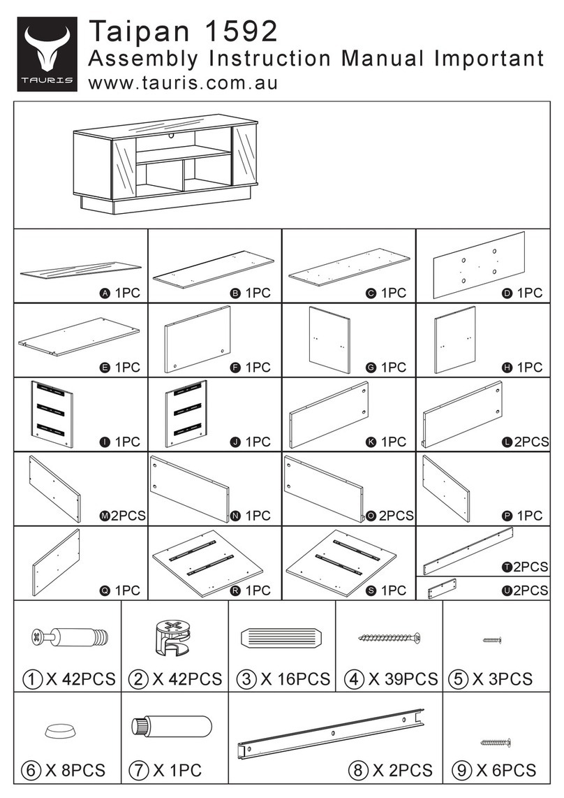 Tauris taipan 1592 Assembly instructions