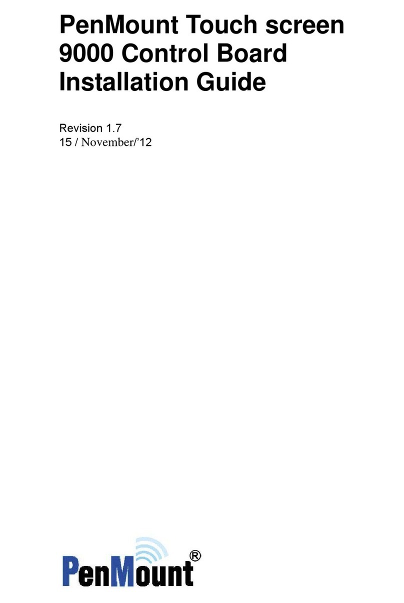 PenMount Touch screen 9000 User manual