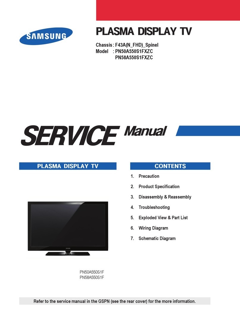 Samsung PN50A550S1FXZC User manual