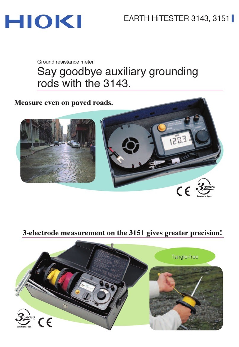 Hioki 3143 manual