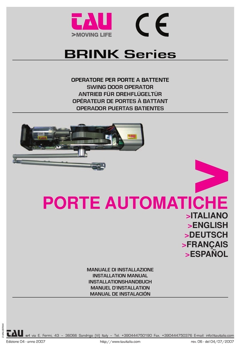 tau BRINK Series User manual