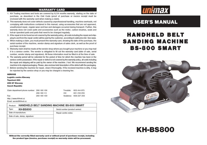Unimax BS-800 SMART user manual