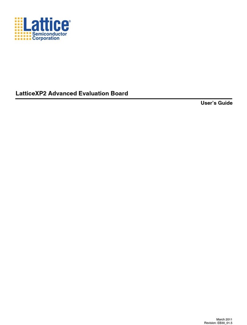 Lattice Semiconductor XP2 Advanced User manual Lattice Semiconductor XP2 Advanced User manual