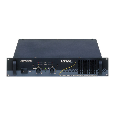 JB Systems AX700 User manual