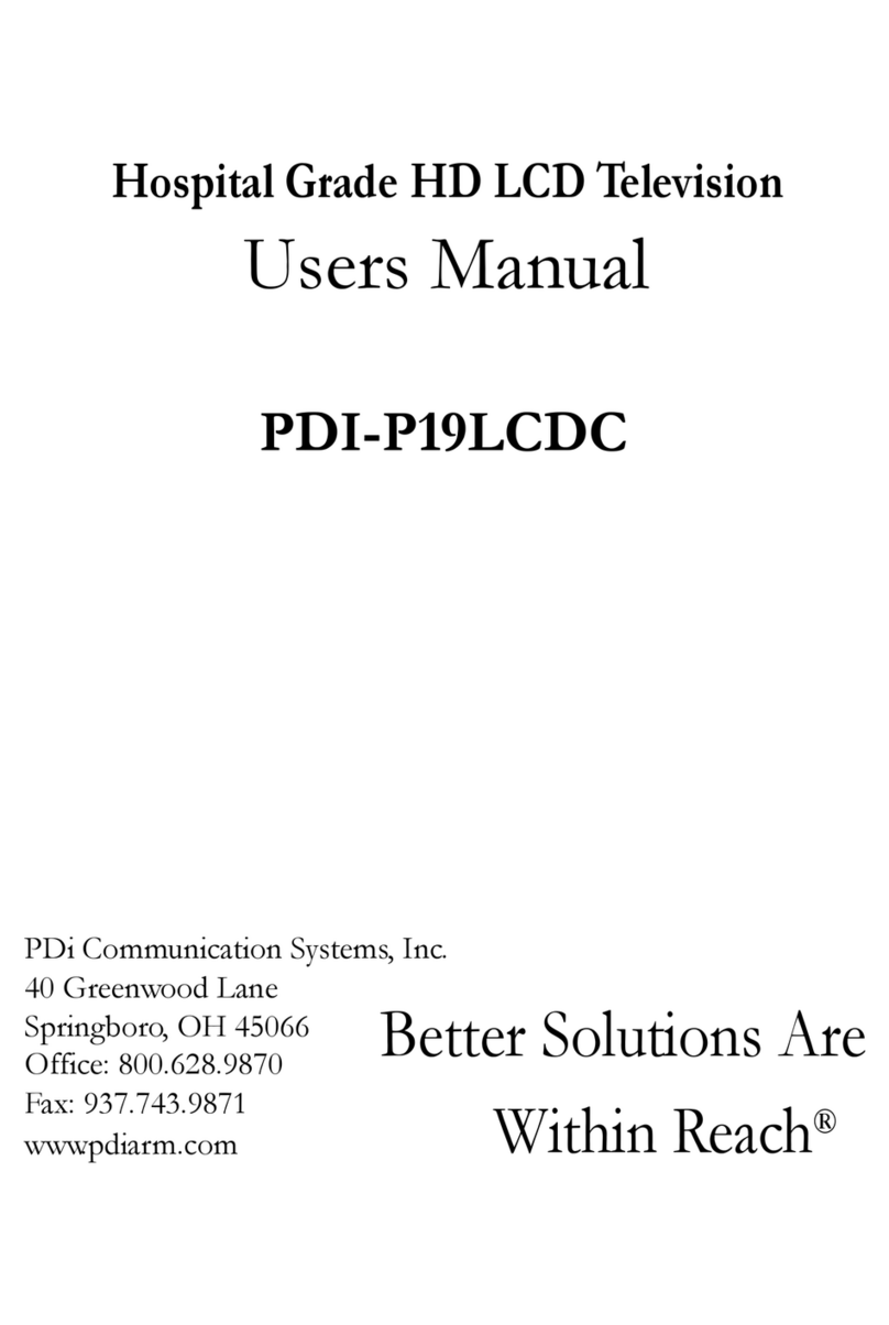 PDi PDI-P19LCDC User manual