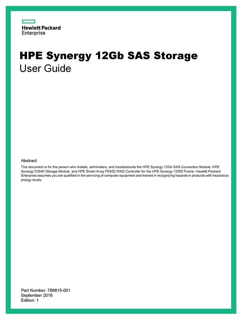 HPE Synergy 12Gb SAS Storage user guide